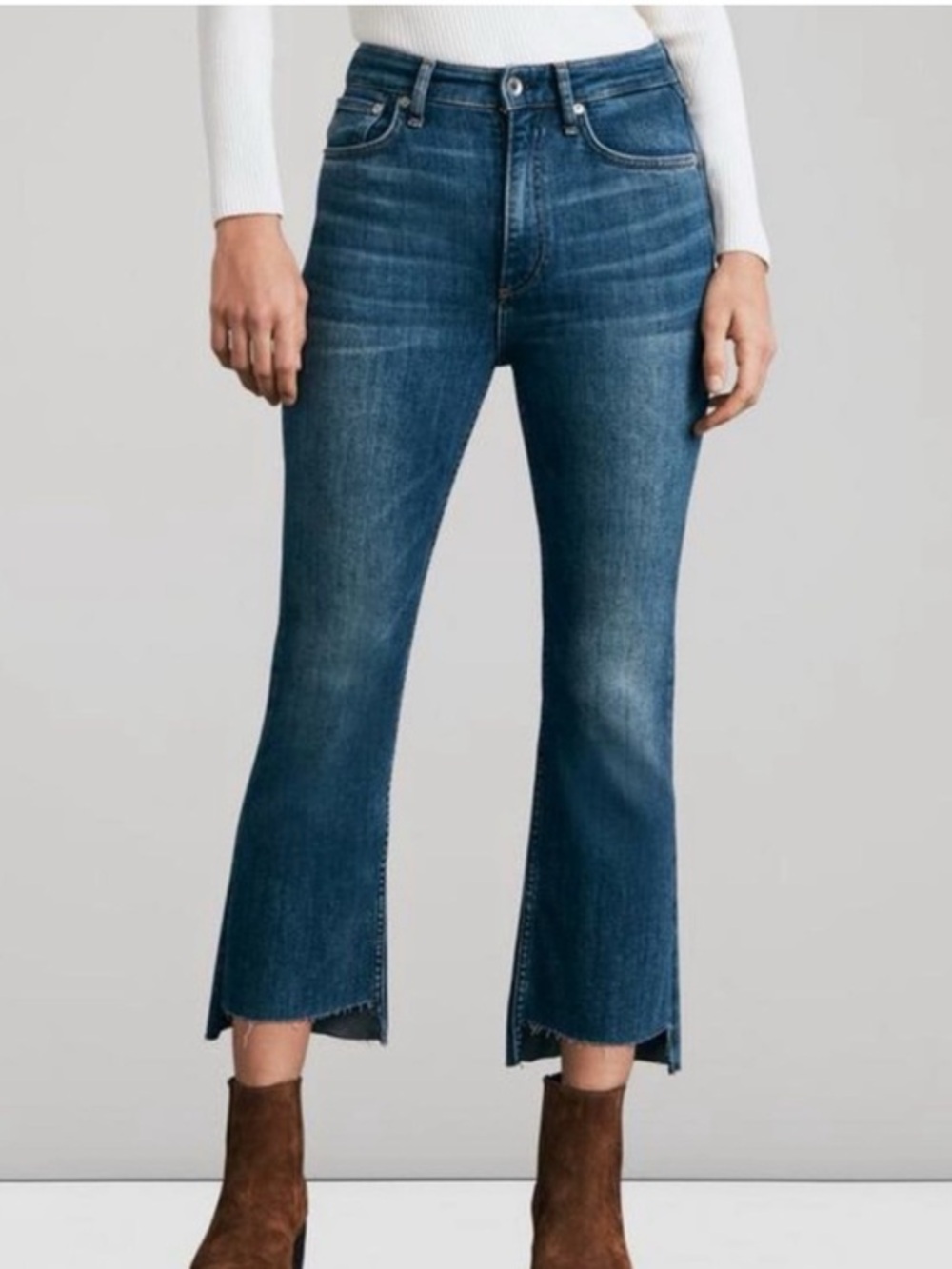 Rag & bone Casey High Rise Ankle Flare  jinx Jeans Size 24